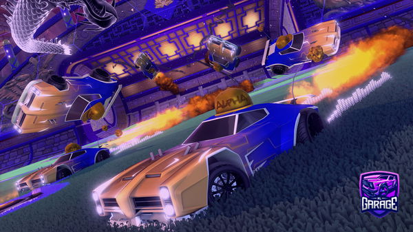 A Rocket League car design from plumbobson