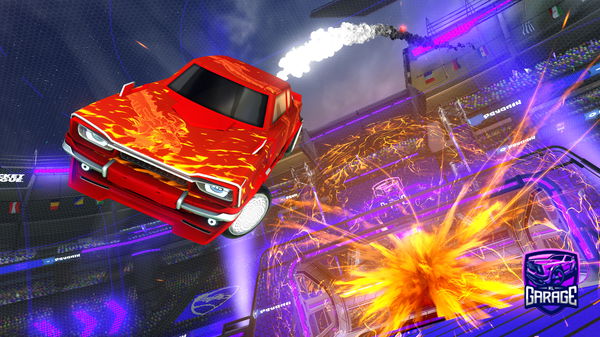 A Rocket League car design from Zumbatz