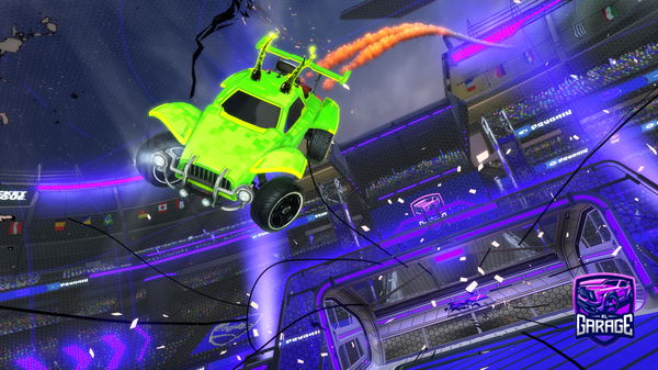 A Rocket League car design from xrqdd