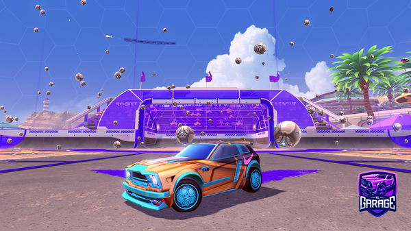 A Rocket League car design from 2K26