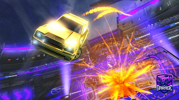 A Rocket League car design from Braetu21