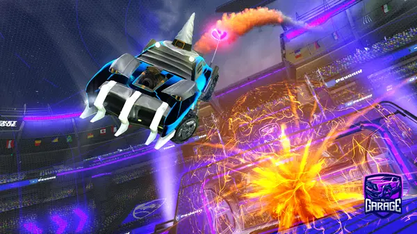 A Rocket League car design from Bonniebell88