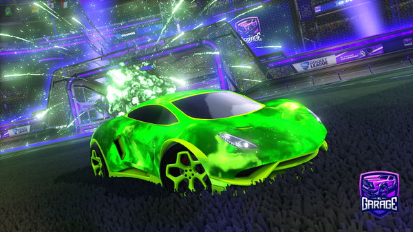 A Rocket League car design from Rion007