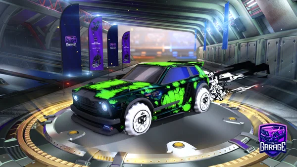 A Rocket League car design from Pozlxr77