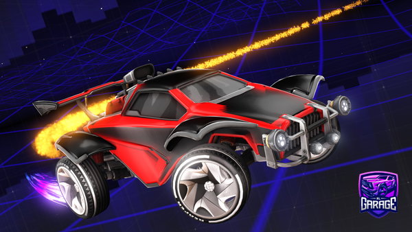 A Rocket League car design from Isd1as