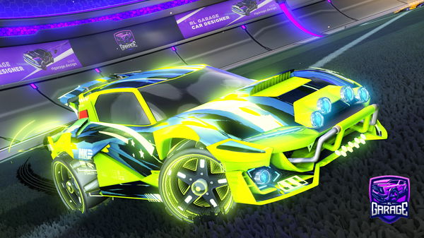 A Rocket League car design from kajeezy808