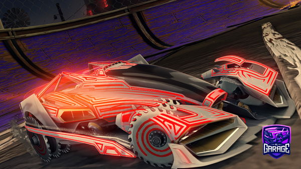 A Rocket League car design from SABERTOOTHPANDA