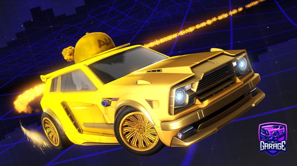 A Rocket League car design from usedzombas