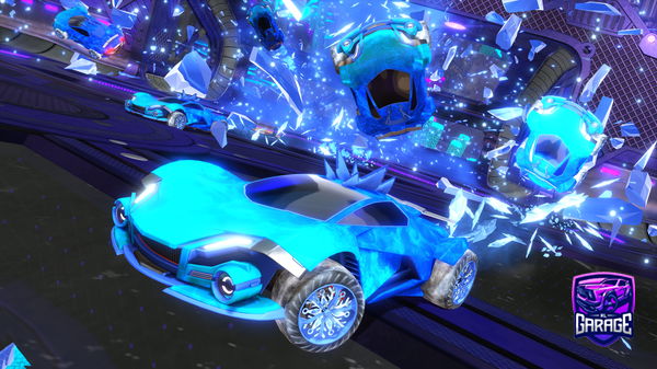 A Rocket League car design from Soccerstr710