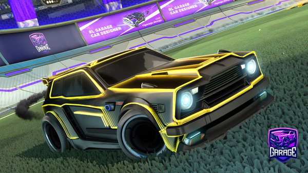 A Rocket League car design from Kczinnx