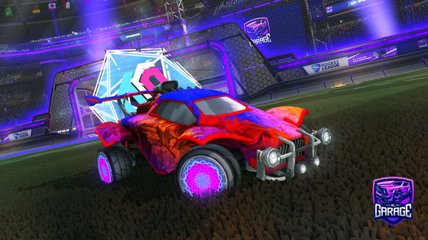 A Rocket League car design from SOLID_Joshie