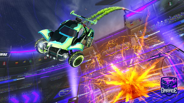 A Rocket League car design from BUN00BZ