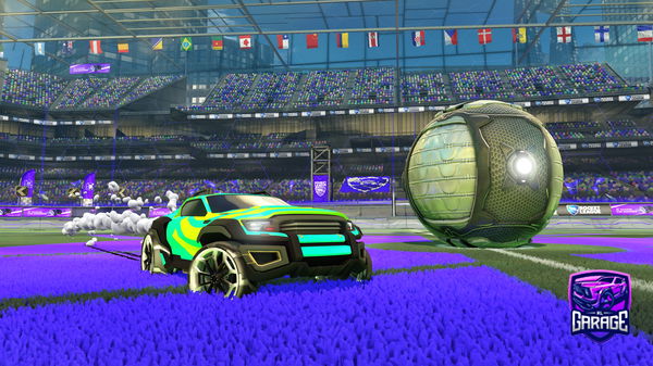 A Rocket League car design from psportal