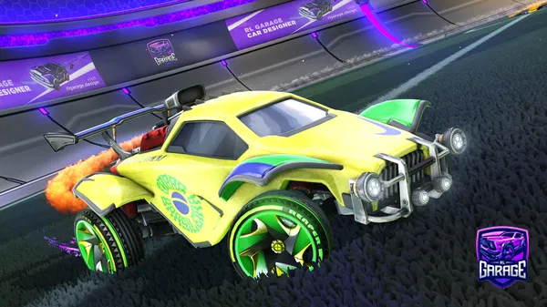 A Rocket League car design from CaioxBZ