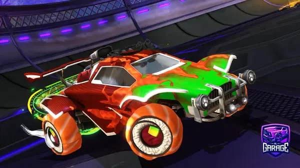 A Rocket League car design from est-oc31