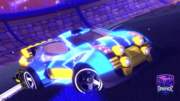 A Rocket League car design from WFC_NOXY