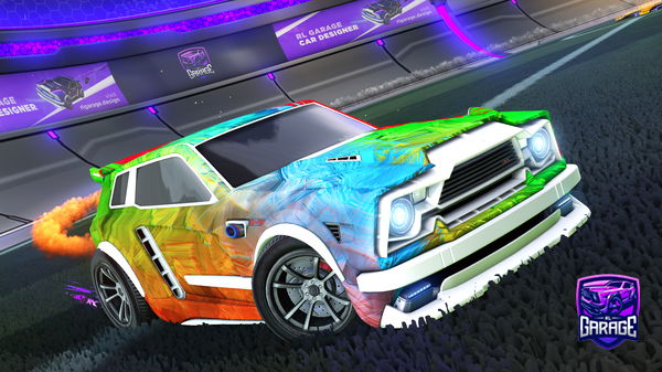 A Rocket League car design from TheRealHolyDavo