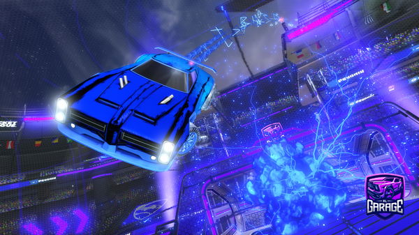 A Rocket League car design from IShowHamzah