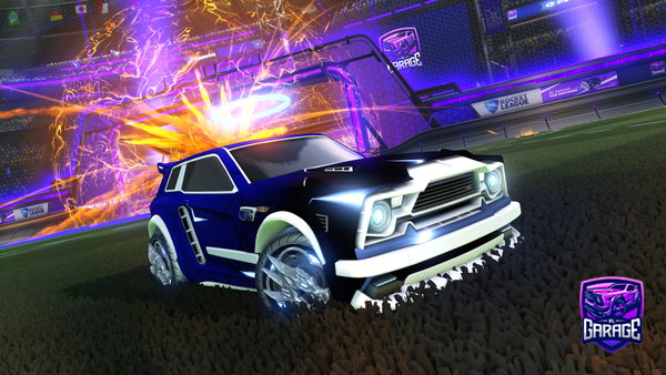 A Rocket League car design from GBX32