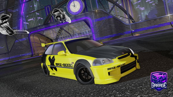 A Rocket League car design from Trackhawck