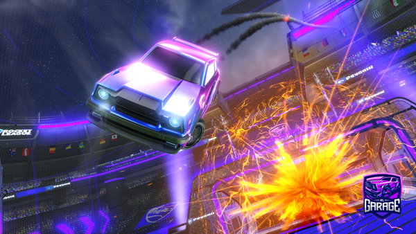 A Rocket League car design from FaZeGarfield389