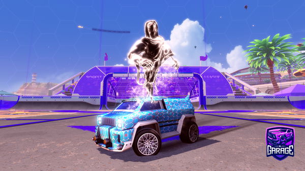 A Rocket League car design from tradepleasethanks