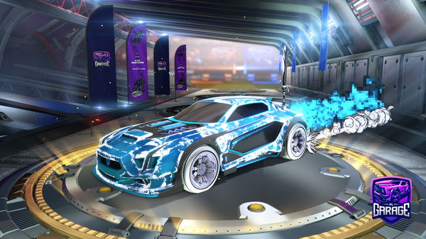 A Rocket League car design from frogurtzz