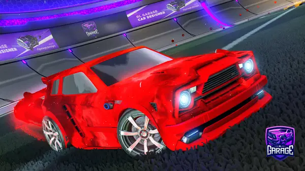 A Rocket League car design from WaDi81