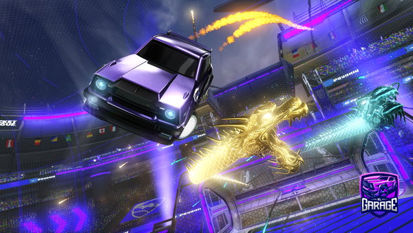 A Rocket League car design from TTVprkrp