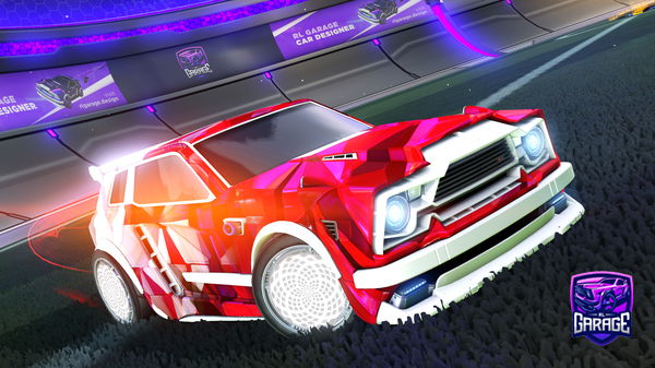 A Rocket League car design from Kirby_is_best