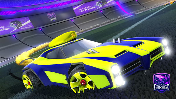 A Rocket League car design from feat_logi