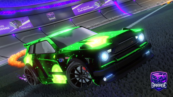 A Rocket League car design from Myswrr