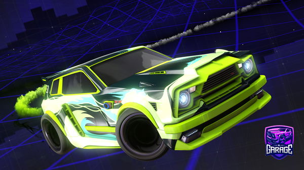 A Rocket League car design from Mattattack0820