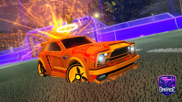 A Rocket League car design from WinVNo137