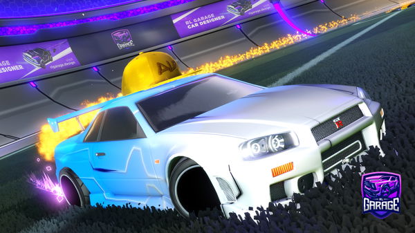 A Rocket League car design from elpppoooaaa