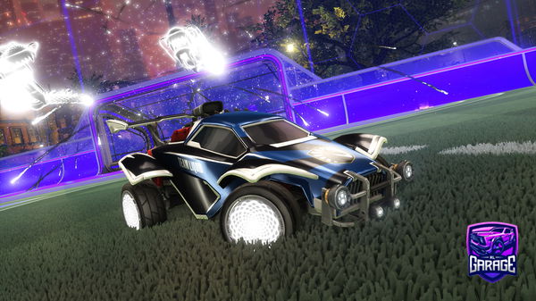 A Rocket League car design from Glowdylano