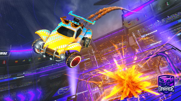 A Rocket League car design from Cynthanite