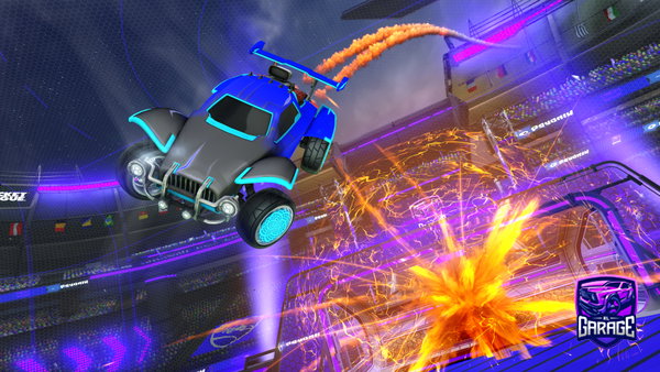A Rocket League car design from Rattrap1940