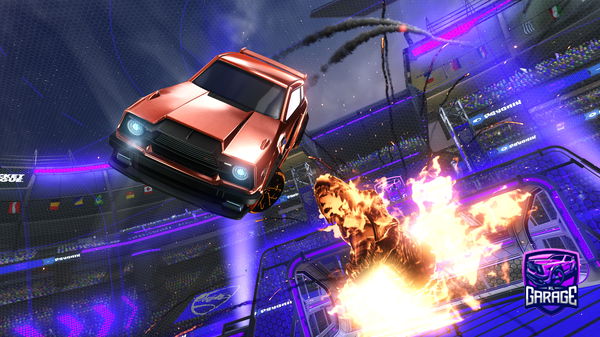 A Rocket League car design from Peanut10tottie