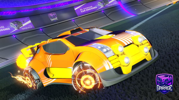 A Rocket League car design from gicy