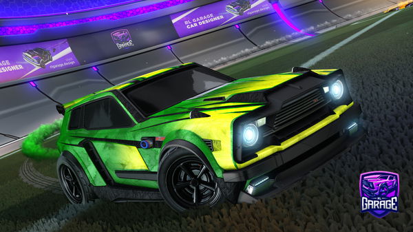 A Rocket League car design from flyinPanda