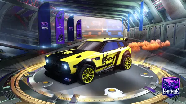 A Rocket League car design from PXTTSY-10