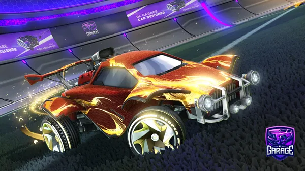 A Rocket League car design from SMX_09