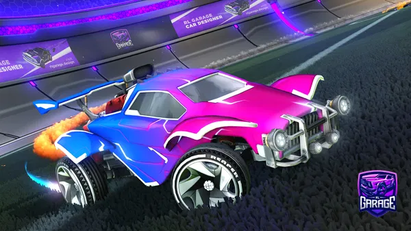 A Rocket League car design from Triz10_RL