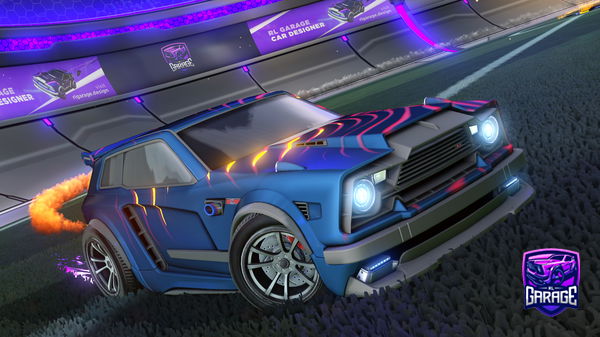 A Rocket League car design from Cautiiixn