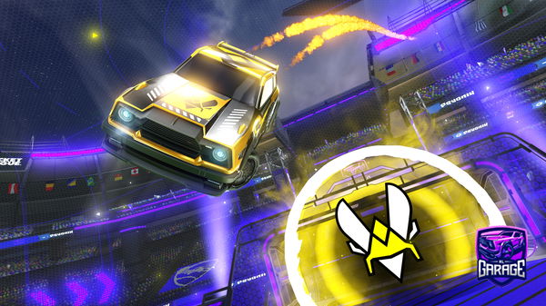 A Rocket League car design from teamvitality