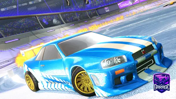 A Rocket League car design from nickjgreer