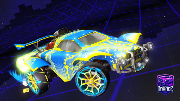 A Rocket League car design from Inchiki