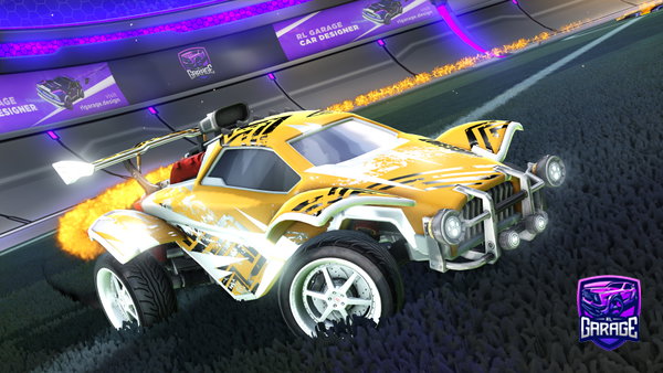 A Rocket League car design from Lilting_silver8