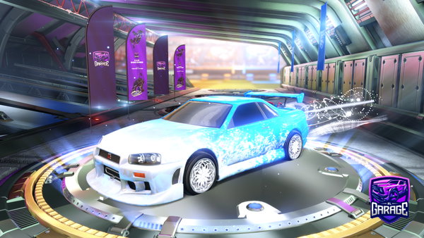 A Rocket League car design from ElPititumaxiom